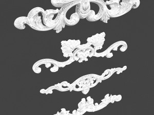 plaster pattern 01 Modèle 3D
