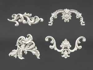 plaster pattern 02 3D Model