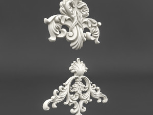 plaster pattern 04 Modelo 3D