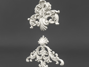 plaster pattern 04 Model 3D