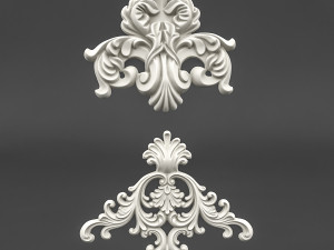plaster pattern 04 Model 3D