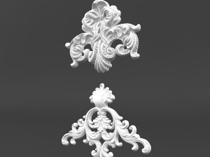 plaster pattern 04 Model 3D