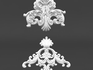 plaster pattern 04 Model 3D
