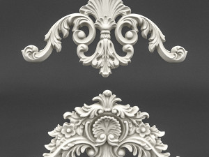plaster pattern 05 Model 3D