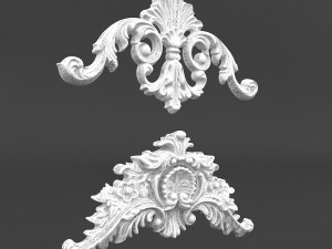 plaster pattern 05 Model 3D