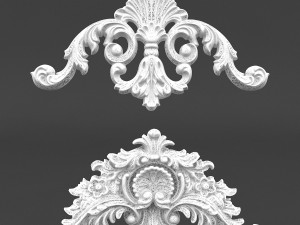plaster pattern 05 Model 3D