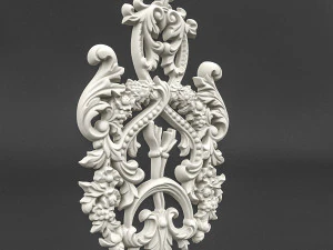 гипсовый узор 06 3D Модель