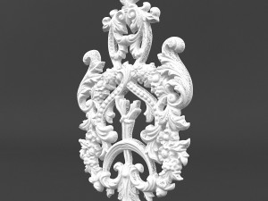 plaster pattern 06 Modèle 3D