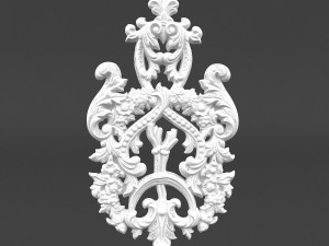 plaster pattern 06 Modèle 3D