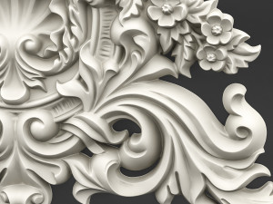 plaster pattern 07 Model 3D