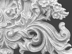 plaster pattern 07 Model 3D