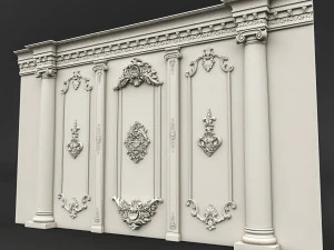 wall panel 01 3D Model