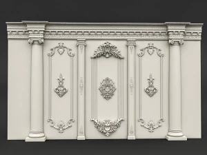 wall panel 01 3D Model
