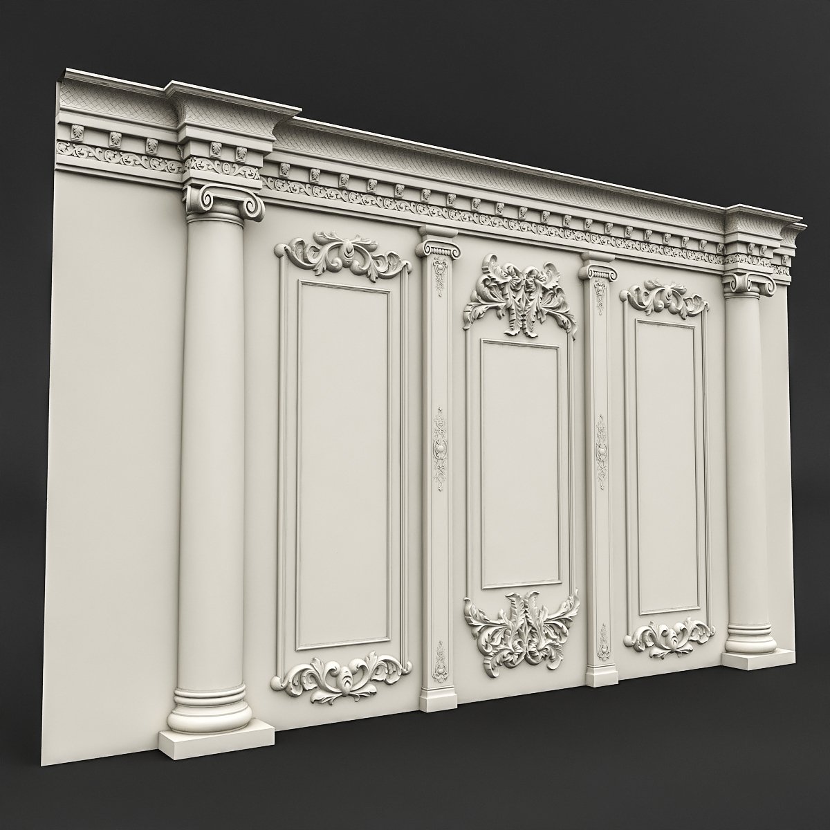 Wall Panel 02 3d Model In Decoration 3dexport