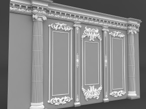 wall panel 02 3D Model