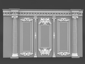 wall panel 02 3D Model