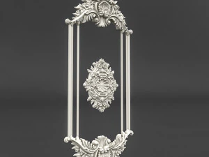 настенная панель 04 3D Модель