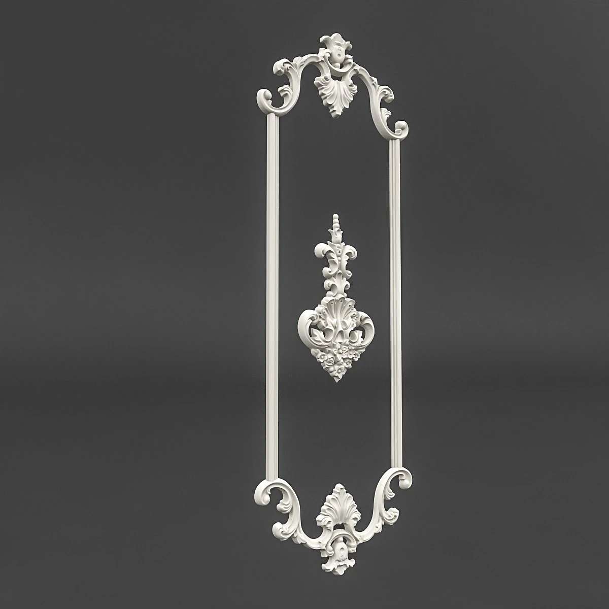 wall panel 06 3D Model .c4d .max .obj .3ds .fbx .stl .blend 