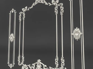 стеновая панель 10 3D Модель