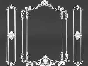 стеновая панель 10 3D Модель