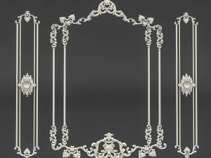 стеновая панель 10 3D Модель