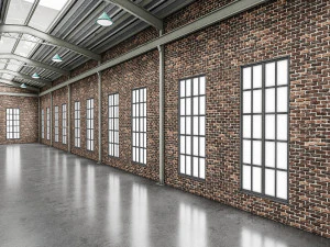 3d low poly factory 3D Model