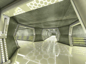 sci fi modes corridor 3D Model