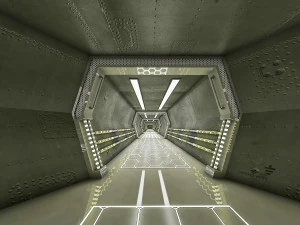 sci fi modes corridor 3D Model