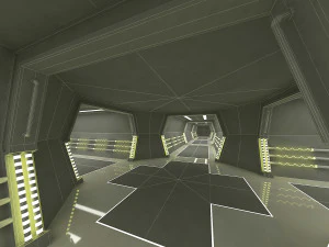 sci fi modes corridor 3D Model