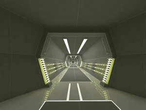 sci fi modes corridor 3D Model