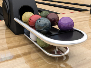 bowling alley 3D Model