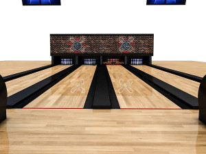 bowling alley 3D Model