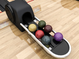 bowling alley 3D Model