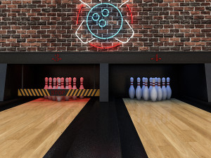 bowling alley 3D Model