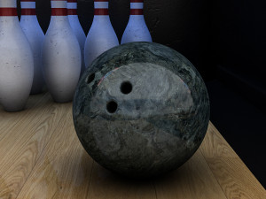 bowling alley 3D Model