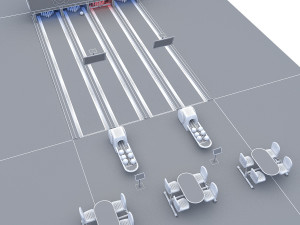 bowling alley 3D Model