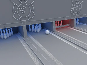 bowling alley 3D Model