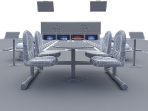 bowling alley 3D Model