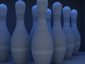 bowling alley 3D Model