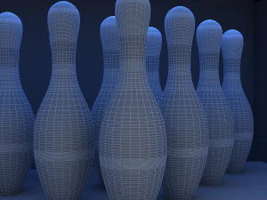 bowling alley 3D Model