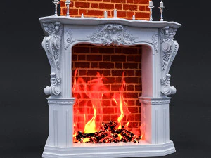 classic fireplace 3D Model