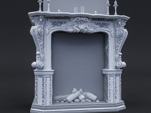 classic fireplace 3D Model