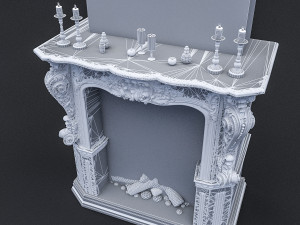 classic fireplace 3D Model