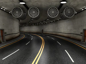 túnel rodoviário Modelo 3D