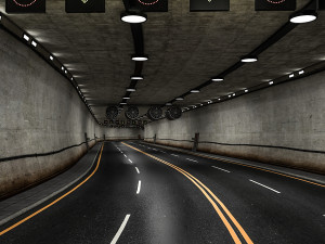 road tunnel Modèle 3D
