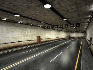 road tunnel Modèle 3D
