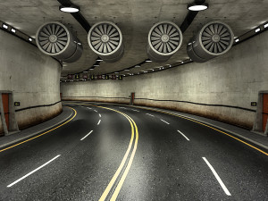 road tunnel Modèle 3D