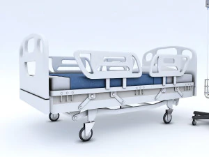 intensive care bed 3D Model