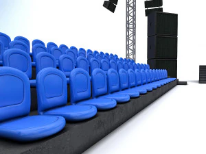 &aacute;rea de boxeo Modelo 3D