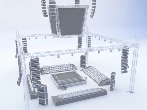 &aacute;rea de boxeo Modelo 3D